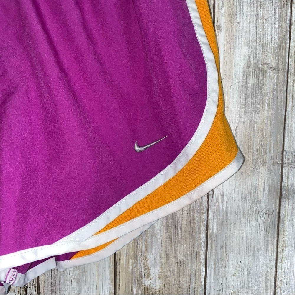 Nike Purple, Orange, & White Running Shorts - Picture 2 of 4
